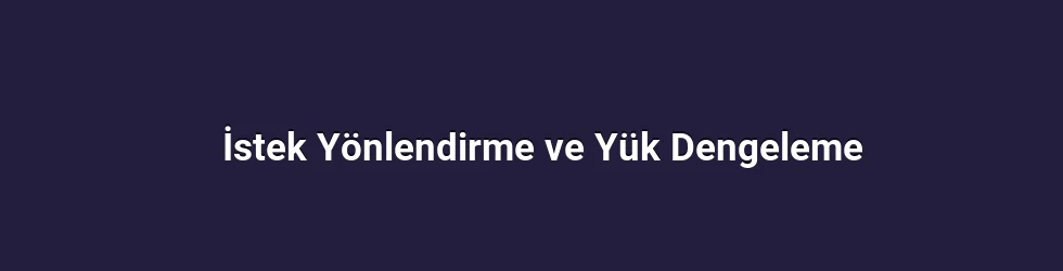 İstek Yönlendirme ve Yük Dengeleme